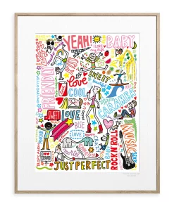 Alternative view of Affiche Soledad - Graffitis