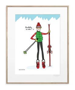 Alternative view of Affiche Soledad - Ski