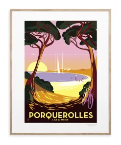 Alternative view of Affiche Monsieur Z - Porquerolles