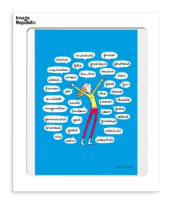 Affiche Soledad - Bulles bleu