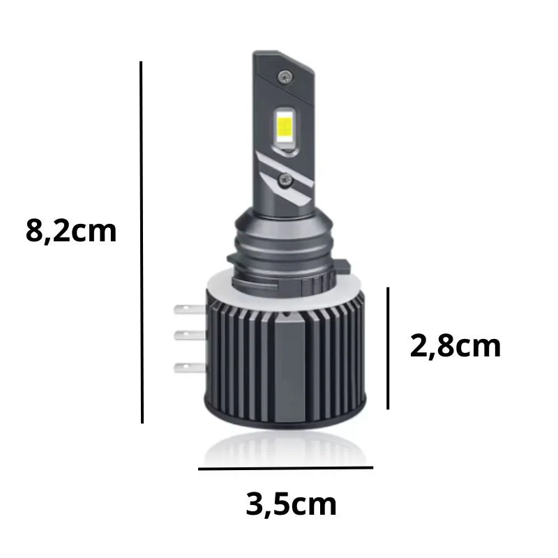 Pack Ampoule LED H15 FORD Mondeo Mk5 Break (CF) (09.2014 et +) - 80W Blanc pur – Image 2