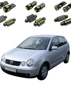 Kit LED Volkswagen Polo 4 MK4 9N 9N3 (2002-2009) + plaque immat.