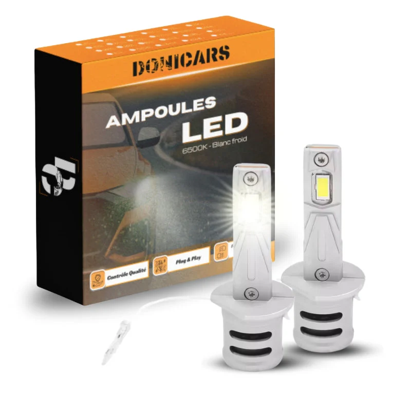 Ampoules LED H1 VAUXHALL Astravan Mk5 (H) (A04) (03.2005 et +) - LED H1 "Type Halogène" - 80W