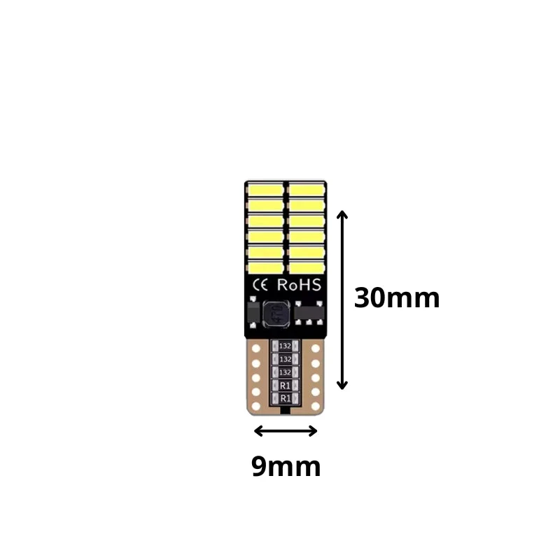Feux de position / Veilleuses LED pour SUZUKI Alto V (HA12, HA23) (01.2000 à 06.2002) - LED T10 W5W – Image 3